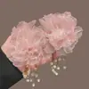 Pasador de Pelo con Borla de Campana de Diamante Azul para Mujer, Accesorio de Pelo Exquisito de Gama Alta, Pinza Lateral, Pasador de Pelo, Pinza BB Lateral de Estilo Antiguo