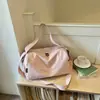 Bolsa de Hombro Grande de Viaje para Mujer Venta al por Mayor Transfronteriza Bolso de Equipaje de Hombro Único para Viajes Diarios Se Puede Imprimir LOGOTIPO Bolsa de Gimnasio