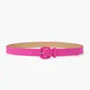 Cinturón Fino de Color Caramelo Estilo Coreano para Mujer, Cinturón de Cuero Versátil y de Moda para Combinar con Jeans y Vestidos, Cadena Decorativa para la Cintura, Sencillo y de Alta Gama
