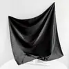 Pañuelo cuadrado de satén de 90 cm de color sólido para mujer transfronterizo, pañuelo para el cuello, pañuelo para la cabeza, satén, moda, brillante, seda, fabricantes, venta al por mayor