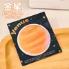 Notas Adhesivas Redondas de Planeta Creativas y Lindas con Alta Apariencia y Notas Adhesivas para que los Estudiantes las Usen para Dejar Mensajes y Notas N Veces