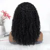 Tocados para cabeza de peluca europeos y americanos tocados de peluca de rizo pequeño kinky tocados de peluca de rizo medio mullidos para damas africanas