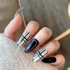 Unhas Curtas Vestíveis, Estilo Popular, Clareador, Suave e Puro, Arte de Unhas, Unhas Falsas, Adesivos Vestíveis