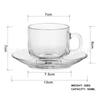 Taza de Café con Platillo Flor Té Taza de Té Avena Desayuno Taza de Leche Hogar Capa Única Taza con Asa y Platillo Juego