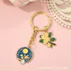 Regalo para el Festival de Mediados de Otoño, llavero de aleación con esmalte, colgante de luna con conejo de jade Chang'e estilo antiguo, accesorio para mochila y llaves de coche