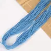 Banda elástica redonda de 0.8-2.0 mm, cordón elástico de látex colorido para joyería, manualidades hechas a mano y pulseras