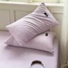 Funda de almohada lisa de terciopelo coral de leche engrosado para otoño e invierno, un par de fundas de almohada, funda individual para relleno de almohada, venta al por mayor