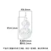 Colgante de Calabaza de Filigrana Calada de Plata Esterlina S925 Estilo Chino DIY Pulsera de Cristal Wenwan Pulsera Accesorios de Plata