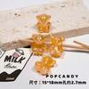 Pulsera de oso, collar, bricolaje, accesorios de cuentas hechos a mano, cuentas sueltas decorativas, linda sirena coreana Ji, cuentas finas de chica flash