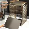 Caixa de Armazenamento para Xícaras de Chá Taças de Vinho Quadrada Transparente para Desktop Ajuste em Armário Mesa de Jantar Armário de Cozinha Rack de Armazenamento para Copos