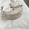 Bolso de nailon de gran capacidad para mujer 2021 Nuevo estilo K Simple Estampado de vaca Bolso bandolera Correa de hombro ancha Un solo hombro Bolso dumpling