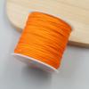 Una voluta de pulsera de pelo trenzado de mousse Un hilo de jade Pulsera tejida a mano DIY Colgante de collar Cordón para colgar Cuerda de mano Cuerda roja