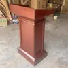 Atril, Podio, Mostrador de Recepción, Escritorio de Anfitrión de Madera Maciza, Mesa de Conferencia para Iglesia, Escritorio de Consulta, Sala de Conferencias