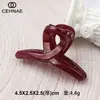 Pinza Pequeña para el Cabello con Forma de Cruz Versátil Linda para Uso Diario Estilo Coreano, Serie Sencilla de Colores Gelatina, Elegante Accesorio para el Cabello para Cola de Caballo Alta y Flequillo