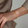 Moda Francesa 2025 Nuevo Pulsera de Cuentas de Transferencia de Lujo Ligero para Mujer, Accesorio Versátil de Diseño de Nicho Exquisito y de Gama Alta
