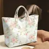 2026 Nuevo Sitio Independiente Transfronterizo Temu Bolso de Mano Impermeable PVC+Lona Portátil de Viaje Bolso de Hombro Bolso Tote