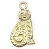 Cross-border venda quente kc ouro liga gato animal série pingente pingente pingente diy pulseira colar brincos jóias acessórios