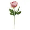 Flores de Peonía Artificiales de Cabeza Única Transfronterizas para Celebraciones de Bodas, Decoraciones de Salones de Bodas, Adornos para Sala de Estar del Hogar, Arte Floral Decorativo Suave