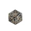 Dados Poliédricos de Piedra Natural Manchada Grabados con Números Set de Siete Piezas Dnd Dungeons and Dragons Z01
