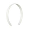 Diadema corta para cachorro de 20,5 cm con base lisa para accesorios de joyería DIY, hebilla decorativa para la cabeza de mascota, diadema pequeña blanca de 1,0 cm