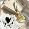 A partir de una pieza 999 oro puro llavero colgante de coche bolsa colgante regalo colgante venta al por mayor dropshipping streamer tráfico