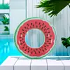 Anel de natação infantil estampado de desenho animado atacado de fábrica, espessado, brinquedo inflável de água para exterior, anel de braço para bebê, anel flutuante