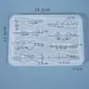 Molde de silicona para resina epoxi de gota de cristal DIY, joyería, horquilla para el cabello, accesorios para el cabello, horquilla hecha a mano, joyería, molde de silicona, producción de personalidad