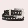 Cinto Larga Personalidade com Strass para Mulheres, Novo Cinto Versátil de Verão, Estilo Coreano Prata Ins Moda Simples Versátil Tendência