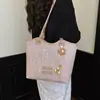Bolsa Tote de Gran Capacidad para Viajes Diarios para Mujer, Bolso de Hombro de Moda Estilo Coreano, Nuevo Modelo 2026, Bolso Casual Simple de Nicho para Estudiantes Mujeres