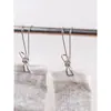Clip de gancho de acero inoxidable Clip para trapo de cocina Estante de almacenamiento con gancho para baño Clip para toalla Tendedero a prueba de viento Venta al por mayor