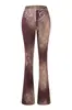 Conjunto de Jaqueta Curta com Capuz e Zíper Estampada com Letras e Calça Slim-Fit iamgia com Costura Contrastante