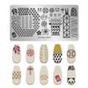 Fabricantes de Estilo Japonés Transfronterizos Suministran Tableros de Estampado para Uñas de Acero Inoxidable Plantillas de Transferencia para Impresión Pintada DIY Creatividad al por Mayor