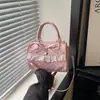 Bolso de mano moderno estilo coreano para chica joven, nuevo de verano 2026, bandolera de nicho de moda con ribete de encaje