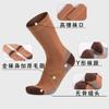 Calcetines de Senderismo para Hombre, Calcetines Deportivos de Media Caña para Mujer, Calcetines de Lana Merino para Nieve, Calcetines de Lana Engrosados y Forrados de Felpa