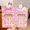 Uñas para Año Nuevo Infantil Pegatinas de Uñas para Nochevieja de Niñas Pegatinas de Uñas Sanrio Arte de Uñas Pegatinas para Dedos Kuromi Lindas para Nochevieja
