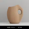 Estilo Wabi-sabi Cerámica Retro Creativa Florero Decoración de Nicho de Gama Alta Sala de Estar Gabinete de Vino Hogar Adornos de Decoración Medieval