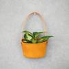 Jarrón de pared de cuero estilo europeo para colgar flores, decoración de pared para restaurante, maceta colgante sin perforaciones, jarrón hidropónico para colgar en la pared