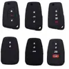 Juego de llaves para Toyota Camry, Corolla, RAV4, Reiz Crown, juego de llaves de silicona, funda para llave inteligente