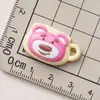 Desenho Animado Urso Morango Menina Resina DIY Gel de Creme Acessórios para Cabelo Grampo Copo de Água Capa de Celular Adesivo para Geladeira Acessórios