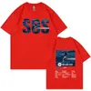 Camiseta Unisex de Cuello Redondo con Patrón Sossza, Nuevo Álbum Musical 2026 de Cantante Europeo y Americano, Transfronterizo Amazon
