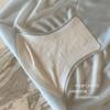 Ropa interior de máscara de verano sin costuras de una pieza ultrafina para mujer, calzones 3D de algodón con entrepierna de melocotón, secado rápido, seda de hielo, cintura media
