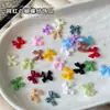 Accesorios de Moño Mate para Uñas de Celebridades de Internet, Serpentinas Simples Tridimensionales, Pajaritas Clásicas Coloridas, Decoraciones Versátiles para Uñas