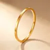 Anillo de Acero Inoxidable para Mujer Todo Fósforo Estilo Francés Plateado ins Niñas Simple Muy Delgado 18K Nuevo Anillo de Acero de Titanio