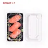 Caja de Procesamiento y Personalización de Empaque de Exportación para Comida Japonesa para Llevar Desechable Sunzza Caja de Empaque de Plástico Anti-Niebla para Sushi de PET