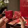 Caja de regalo de pasteles de luna del Festival del Medio Otoño 2026, empaque de alta gama, 68 piezas, juego de regalo lujoso, caja vacía, 100g