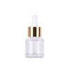 Em Estoque Frasco Dispensador de Líquido Original 15ml, Frasco para Óleo Essencial, Frasco de Vidro com Conta-gotas de Ombro Inclinado, Frasco para Sérum, Frasco para Amostra Cosmética