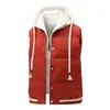 Chaleco americano para hombre con capucha, prenda exterior casual de moda, chaleco chaqueta de dos piezas falso