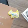 Pinza para el Cabello Estilo Crema para Cachorros, Pasador Dulce y Femenino para Flequillo de Niños, Accesorio Versátil de Dibujos Animados para el Lado del Cabello