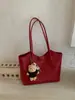 Bolso de mano simple de gran capacidad transfronterizo, textura versátil, bolsa tote, sensación de alta gama, nicho, apariencia retro, bolso de hombro único
