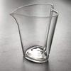 Juego de té de vidrio de borosilicato de alta calidad al por mayor, juego de té de kung fu casero de mar de té transparente, taza masculina creativa en forma de corazón